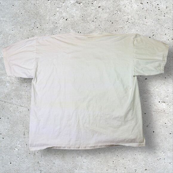 Vtg SS Camaro Rat Fink Ed Roth Style T-Shirt Wide Open Full Throttle White Sz 3X - Picture 7 of 13